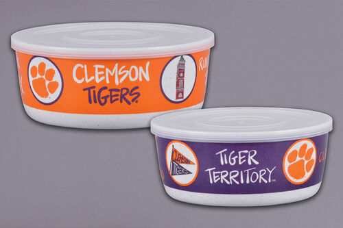 CLEMSON Melamine 2 Container Set