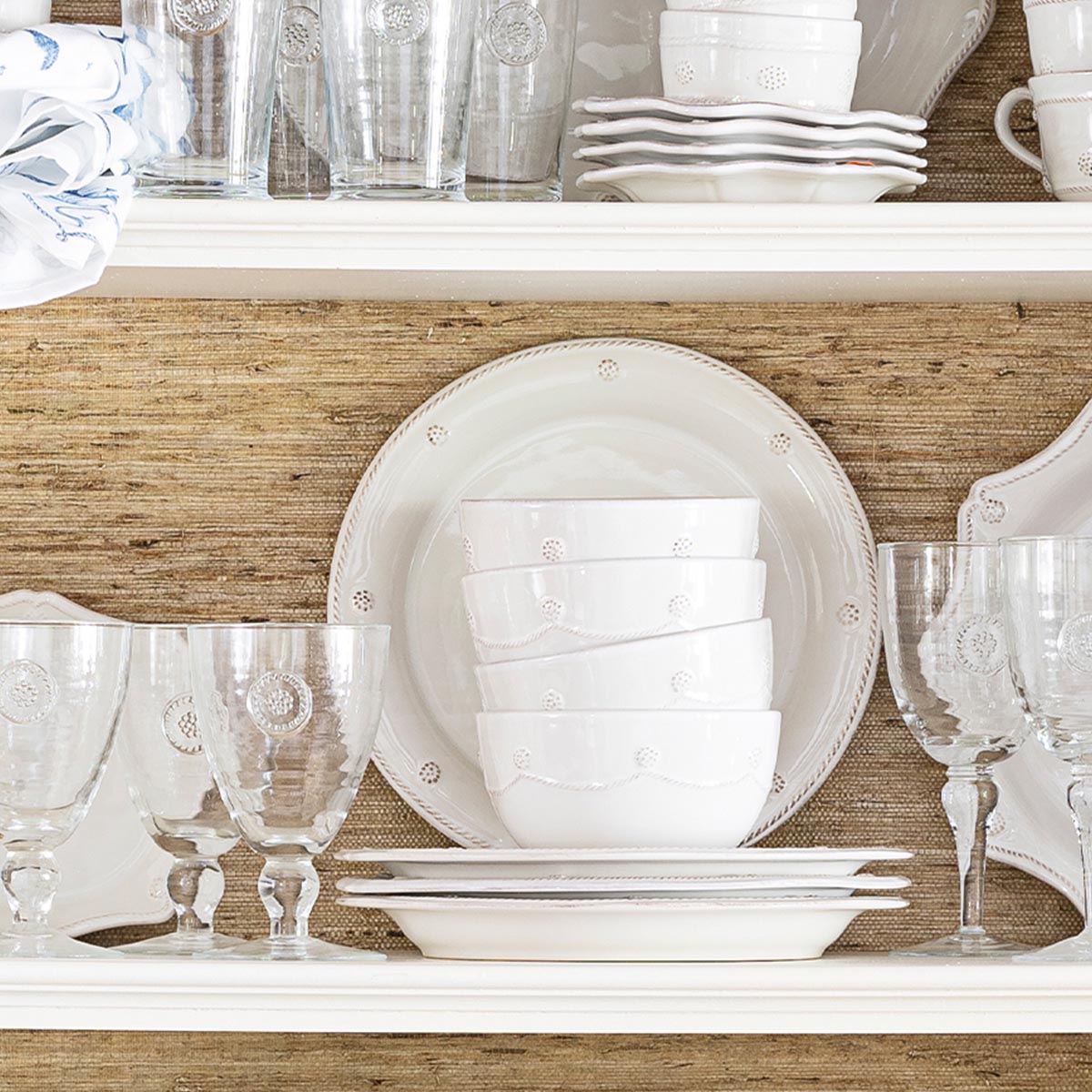 Berry & Thread Whitewash Cereal/Ice Cream Bowl