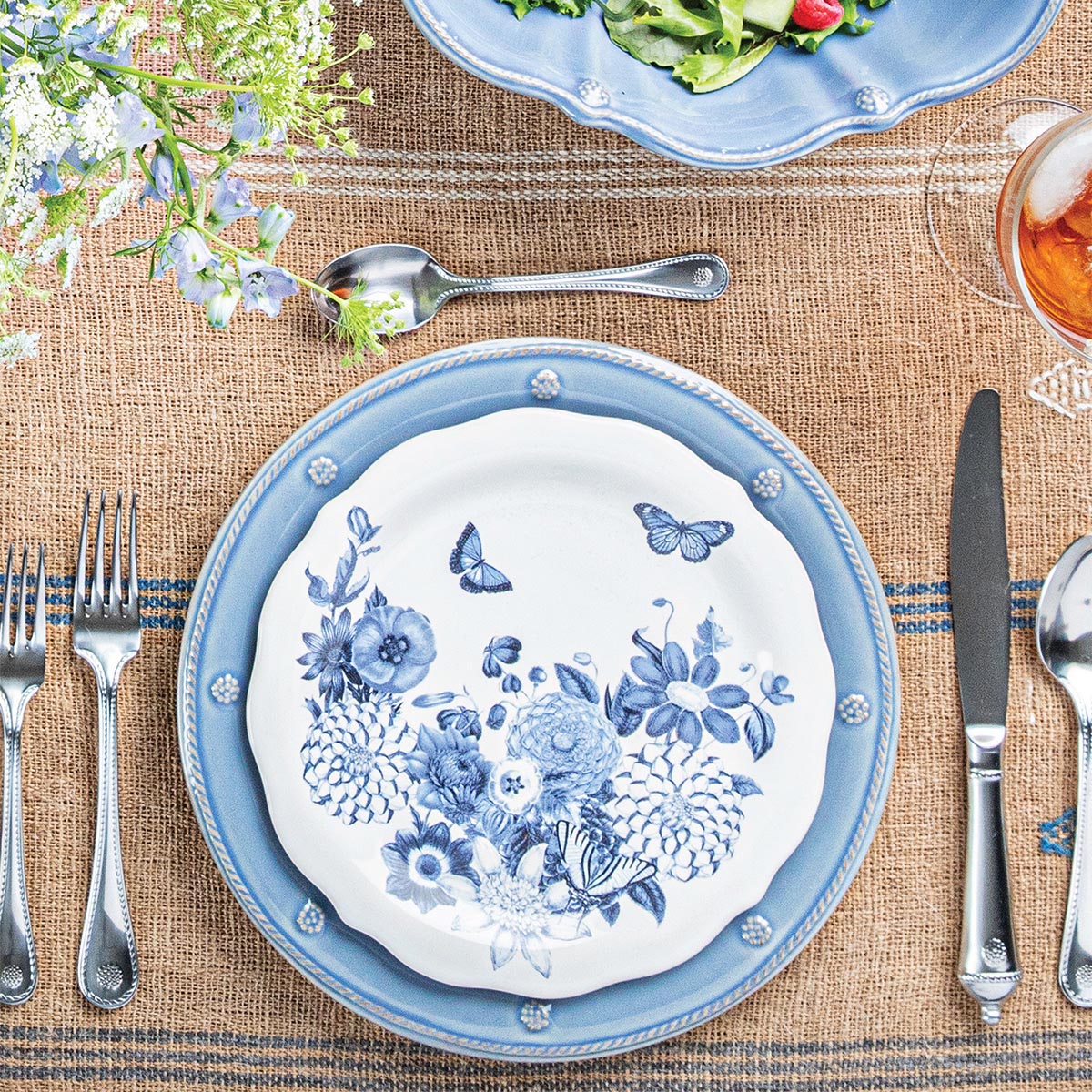 Berry & Thread Chambray Dinner Plate