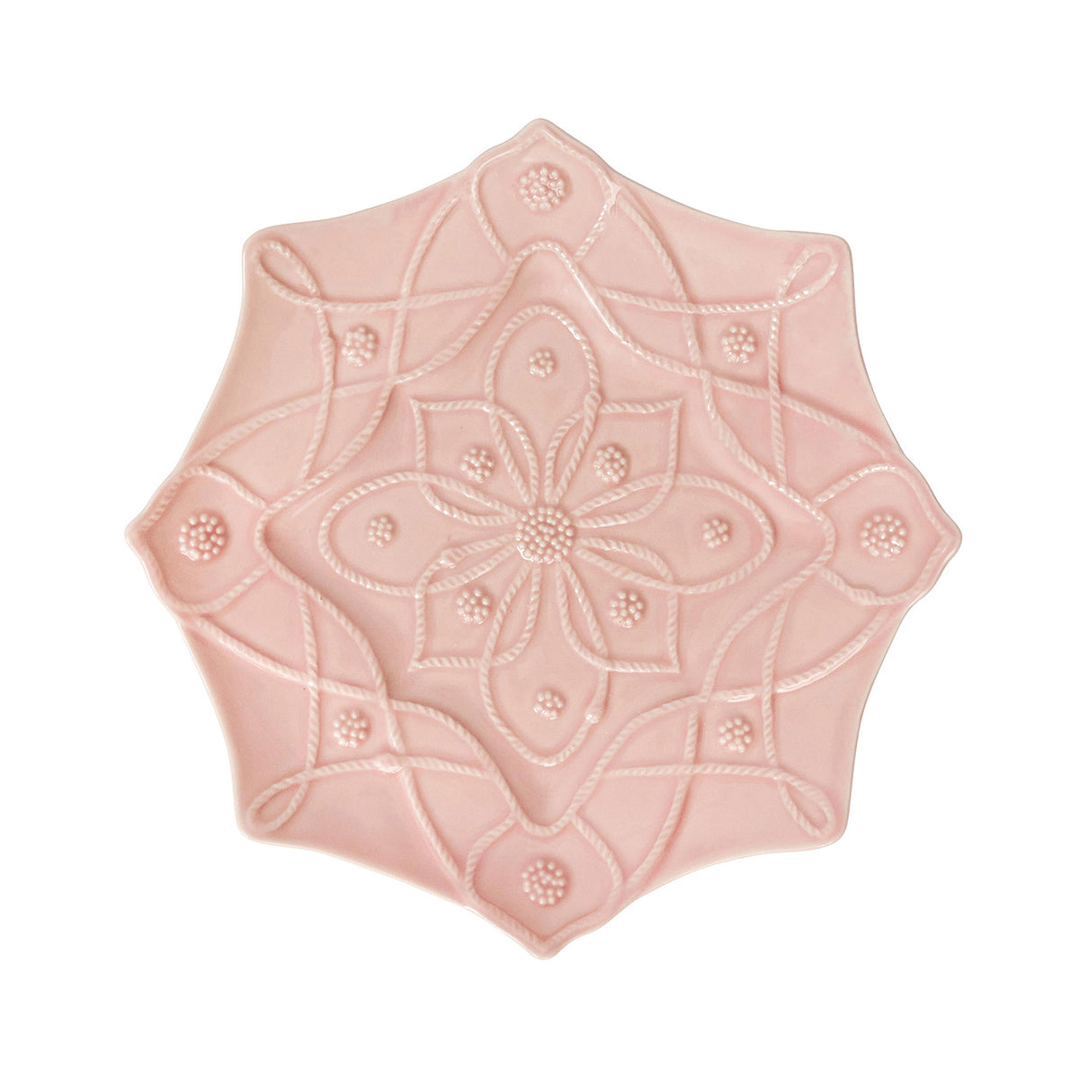 Jardins Du Monde Dessert/Salad Plate Assorted Set of 4 - Blush