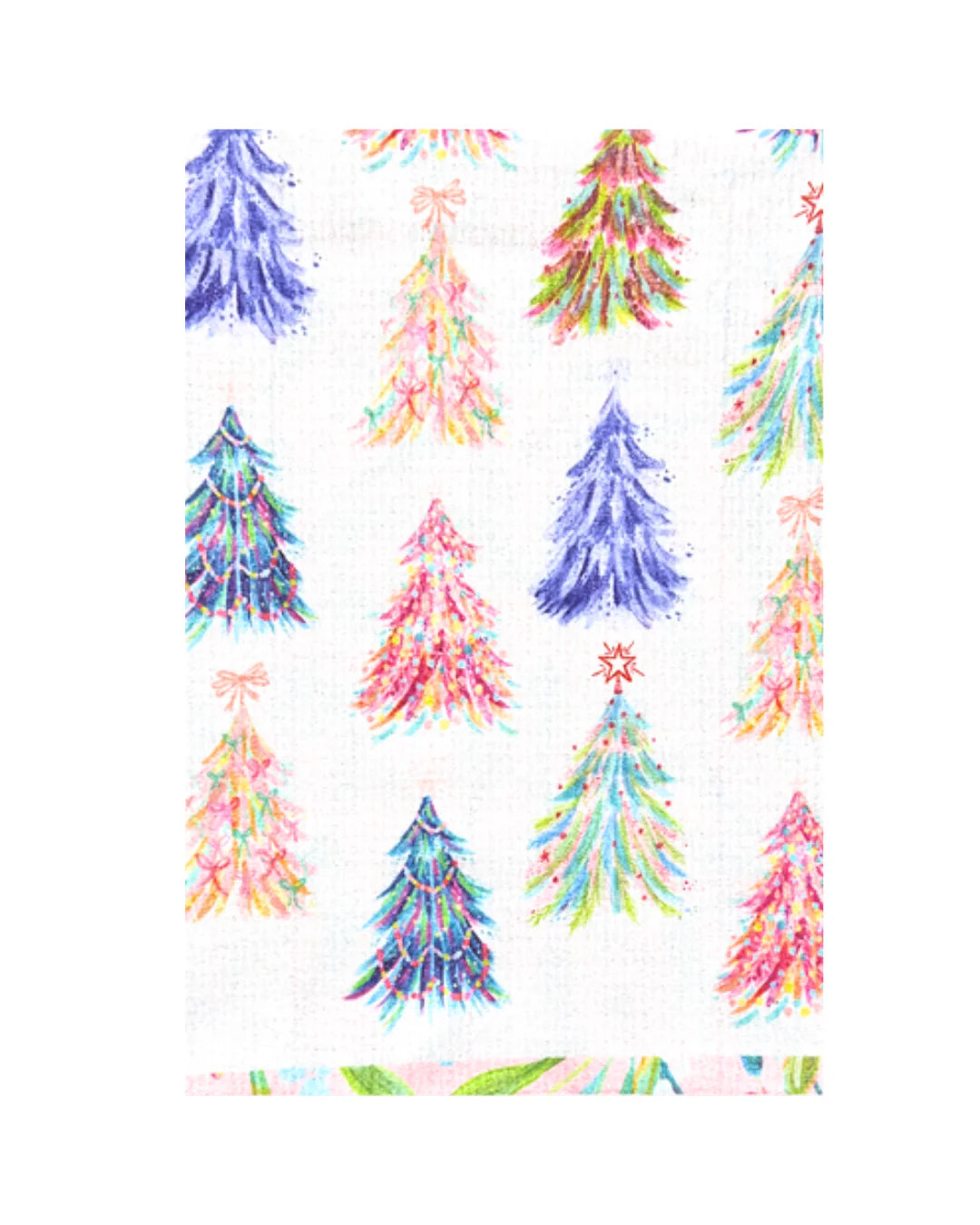 Spruce & Berries Double-Sided Tea Towel