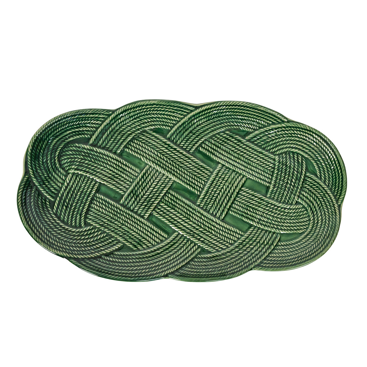 Le Panier Mystic Knot 15" Hostess Tray - Basil