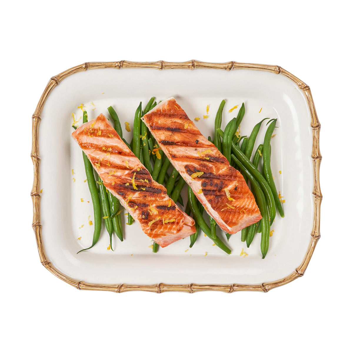 Bamboo Natural 12" Rectangular Platter