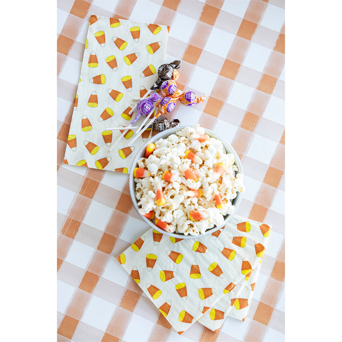 Candy Corn Cocktail Napkin