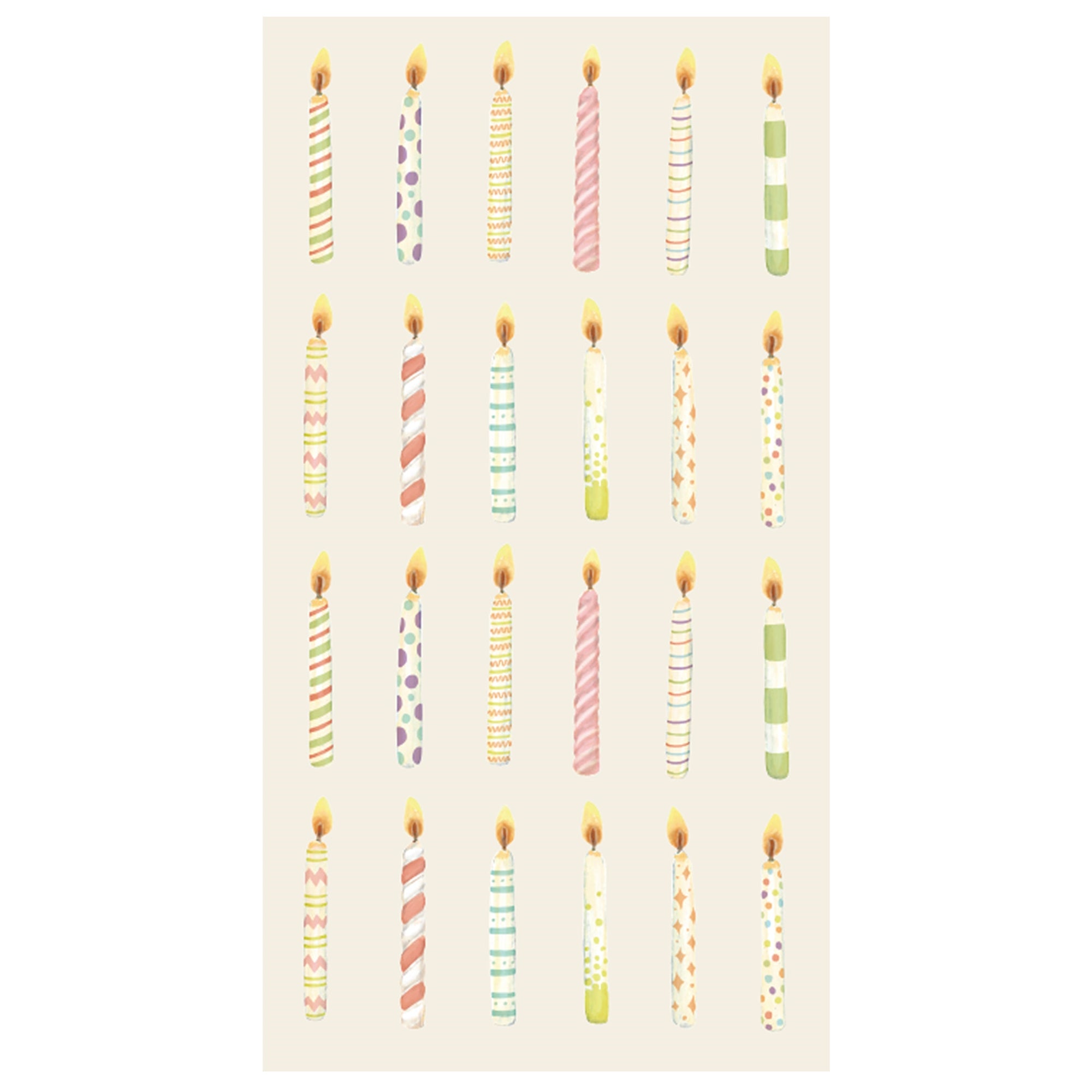 Birthday Candles Napkin