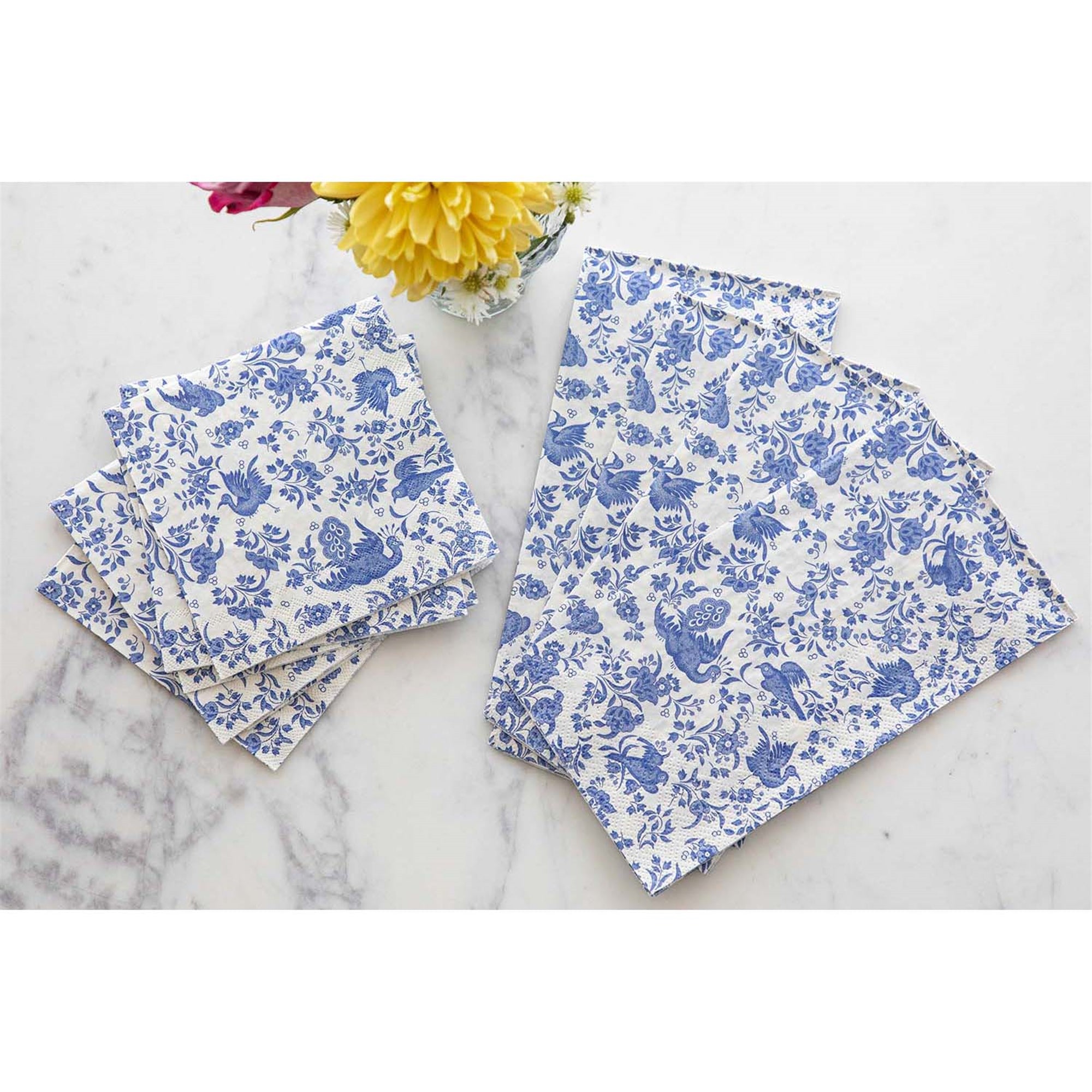 Blue Regal Peacock Napkin