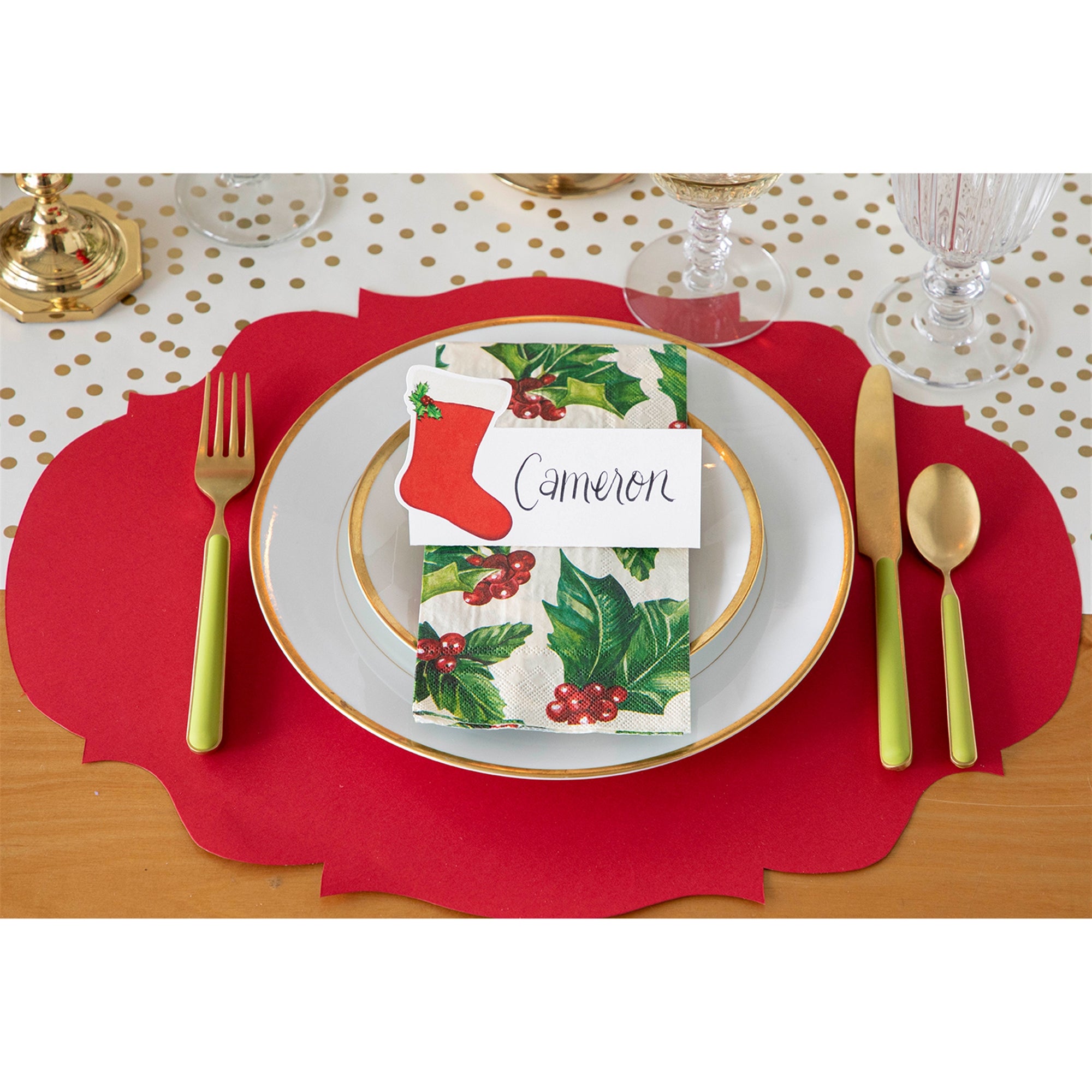 Die-Cut French Frame Placemat
