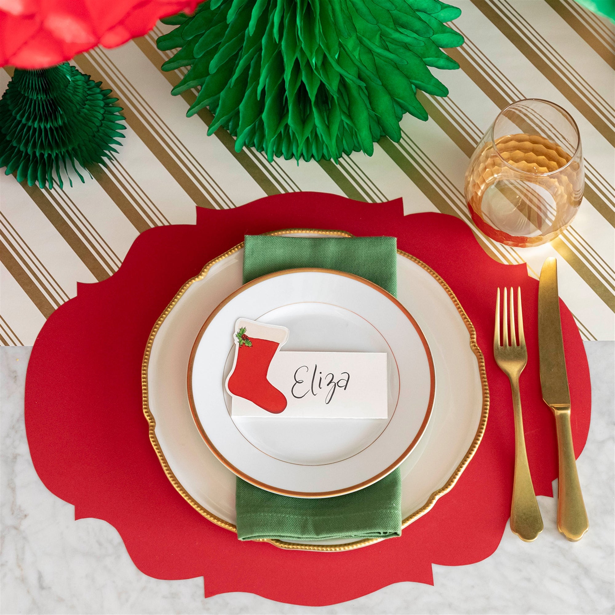 Die-Cut French Frame Placemat