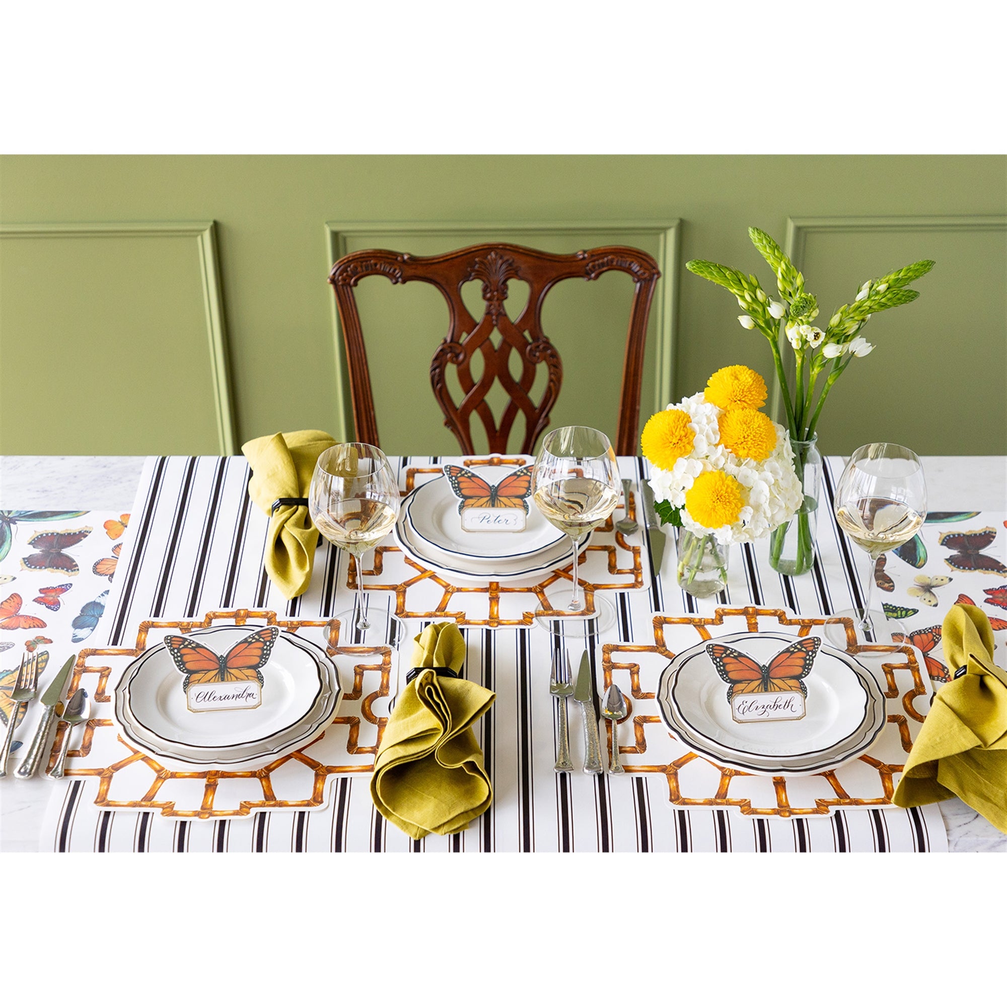 Die-Cut Bamboo Placemats
