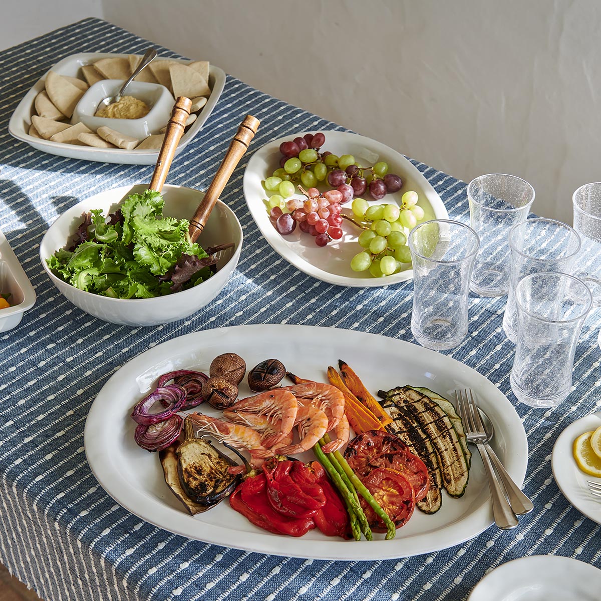 Puro Whitewash 16" Platter