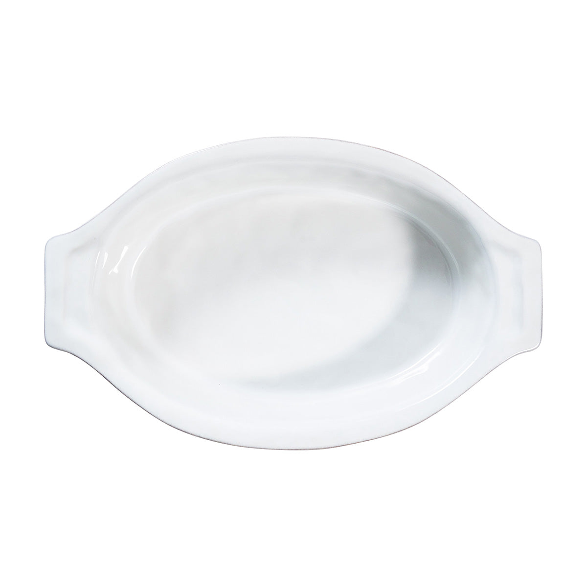 Puro 16" Oval Baker - Whitewash
