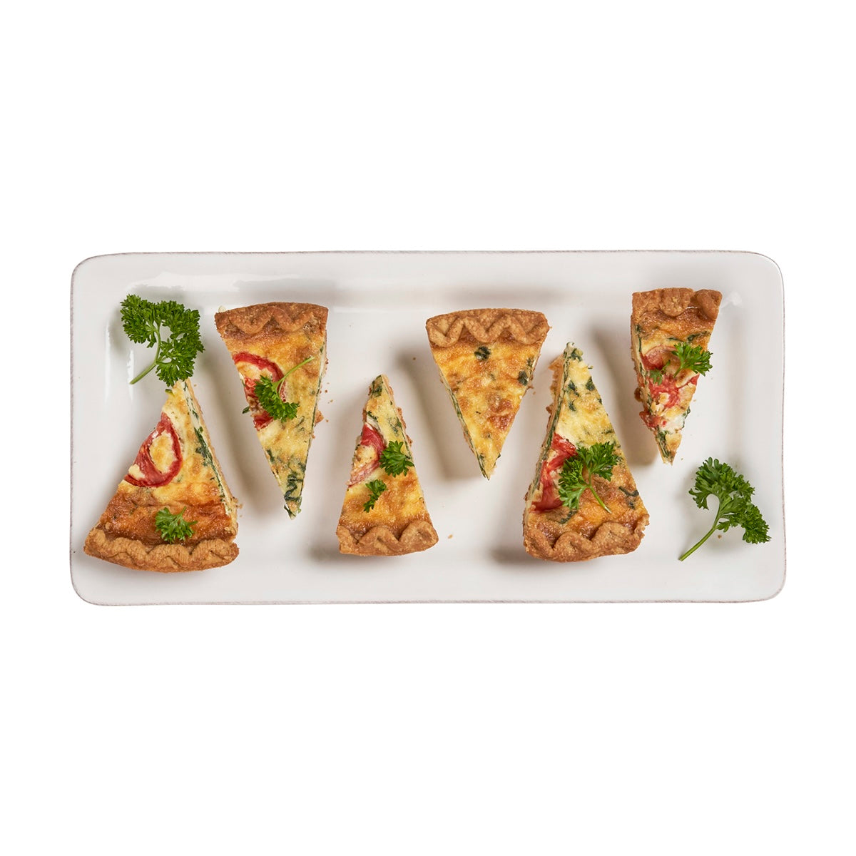 Puro 15" Rectangular Appetizer Platter - Whitewash