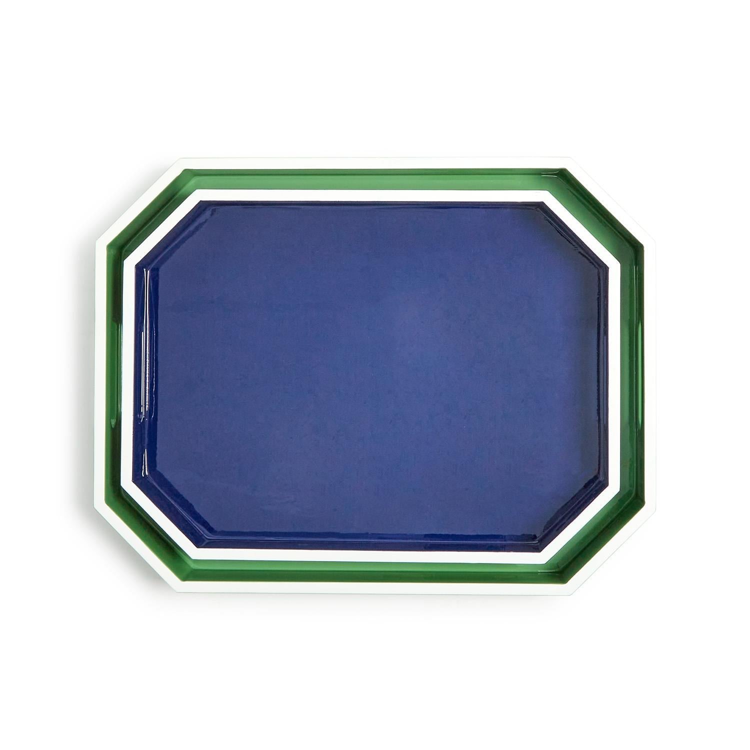 Elongated Rectangonal Lacquer Tray