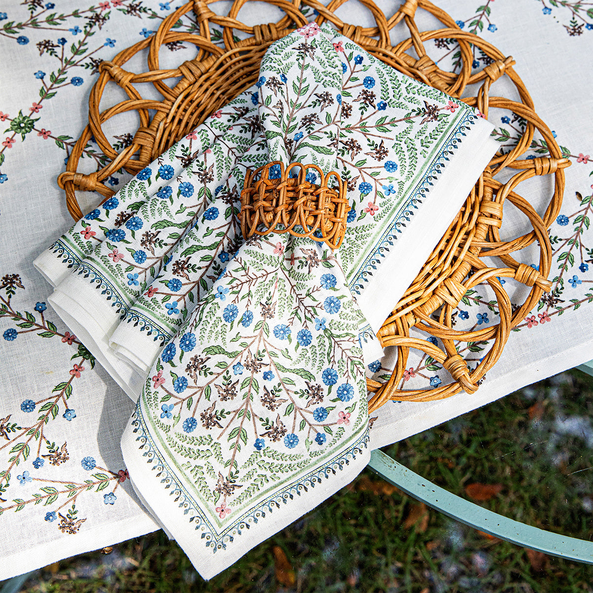 Villa Seville Napkin Set of 4 - Chambray