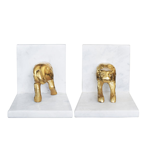 LEON - Leopard Marble Bookends