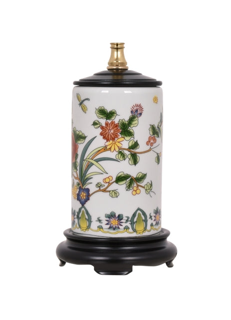 Porcelain Peony Pencil Box Lamp