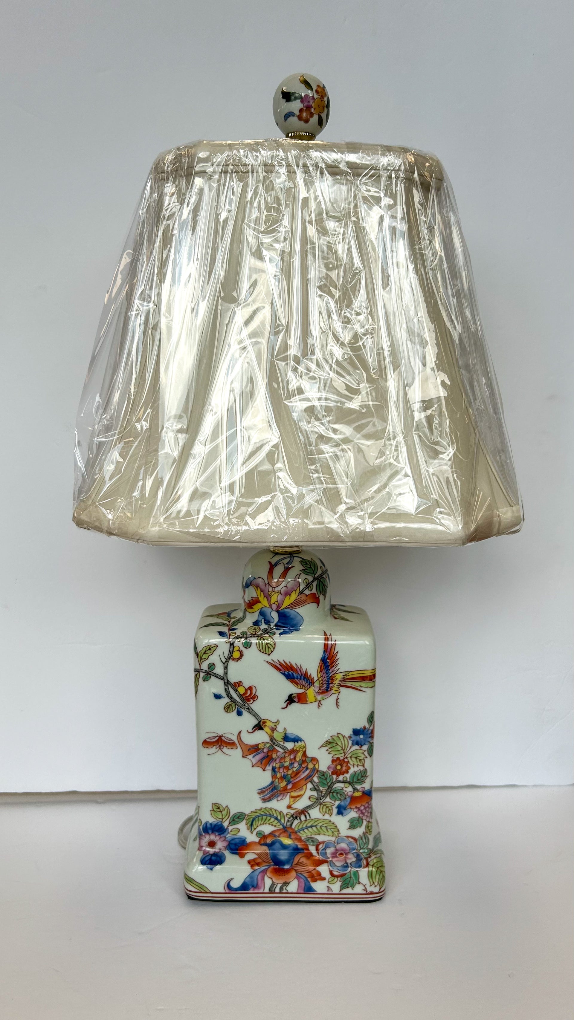 FLORAL TEA JAR LAMP
