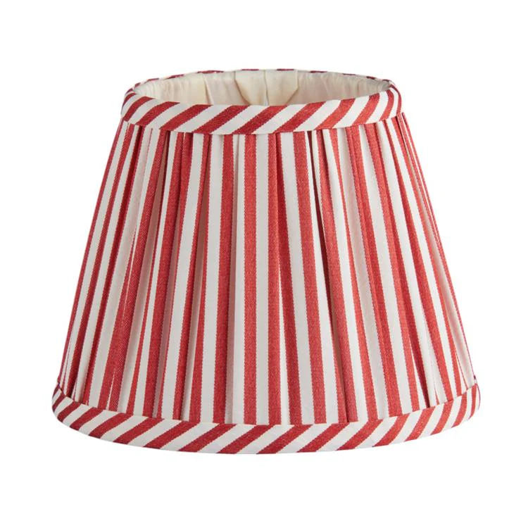 Red Striped Lampshade - 6"