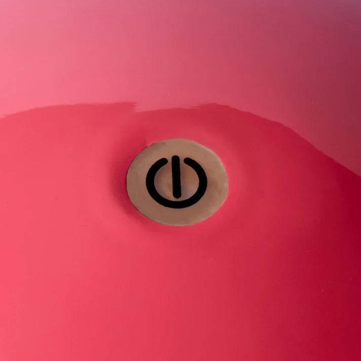 Watermelon Lacquer Rechargeable Bobbin LED Lamp