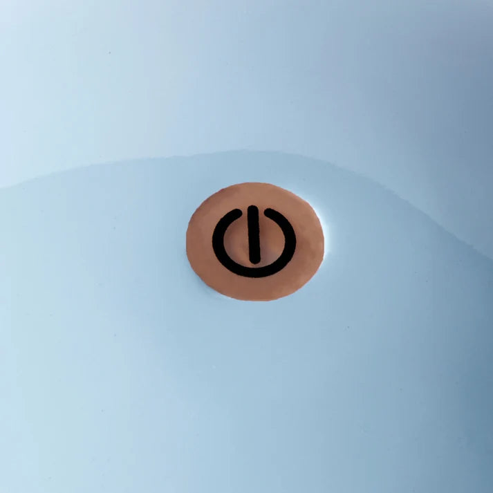 Pale Denim Lacquer Rechargeable Bobbin LED Lamp