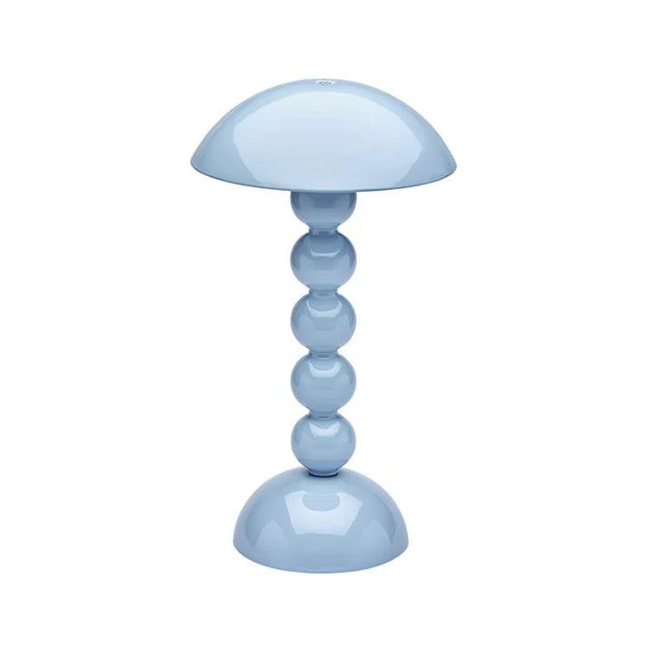 Pale Denim Lacquer Rechargeable Bobbin LED Lamp