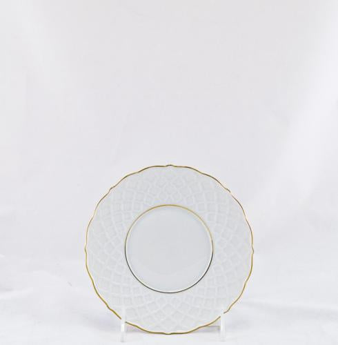 Empire White and Gold Tea Saucer