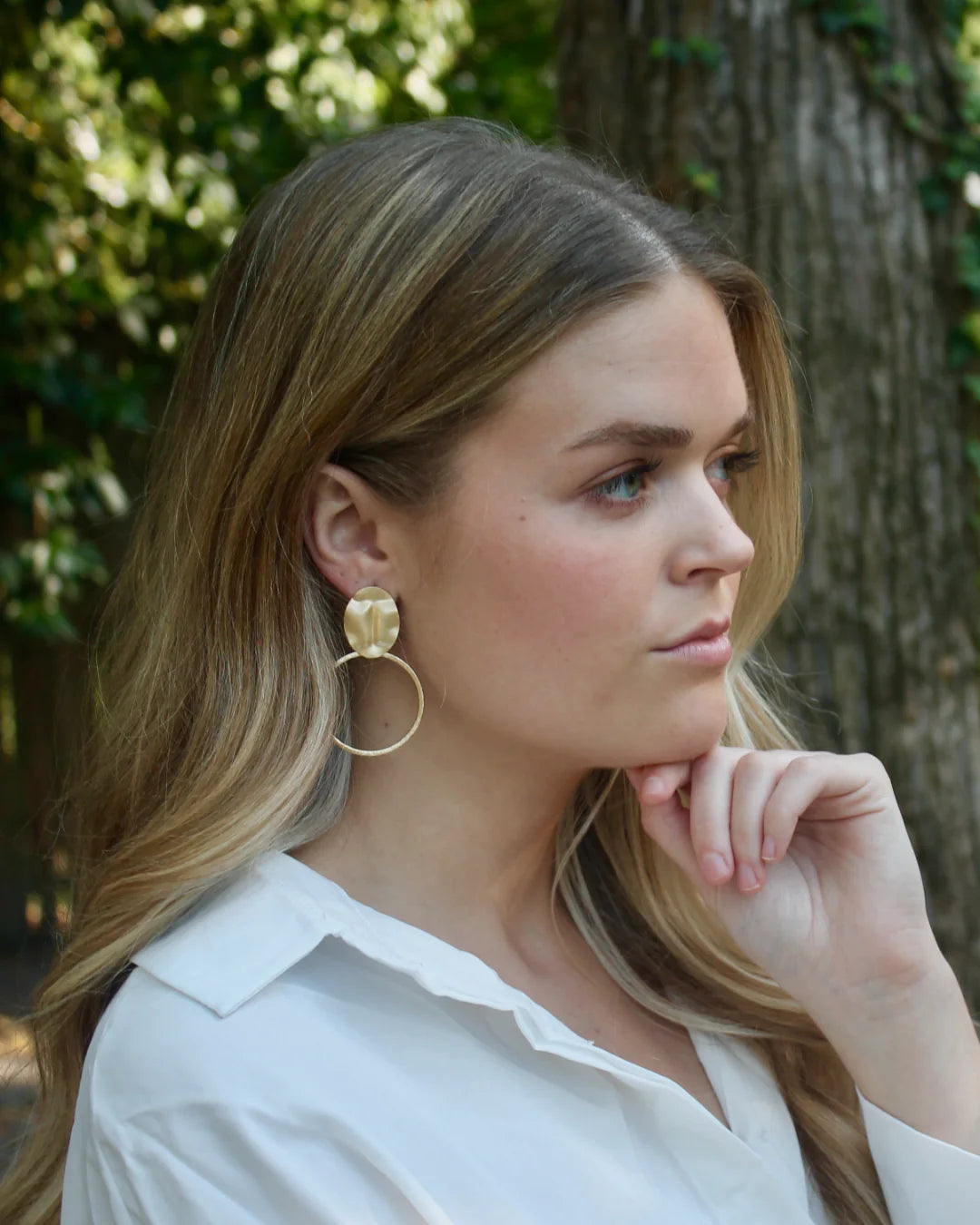 Sidebar Designs Gold Earrings