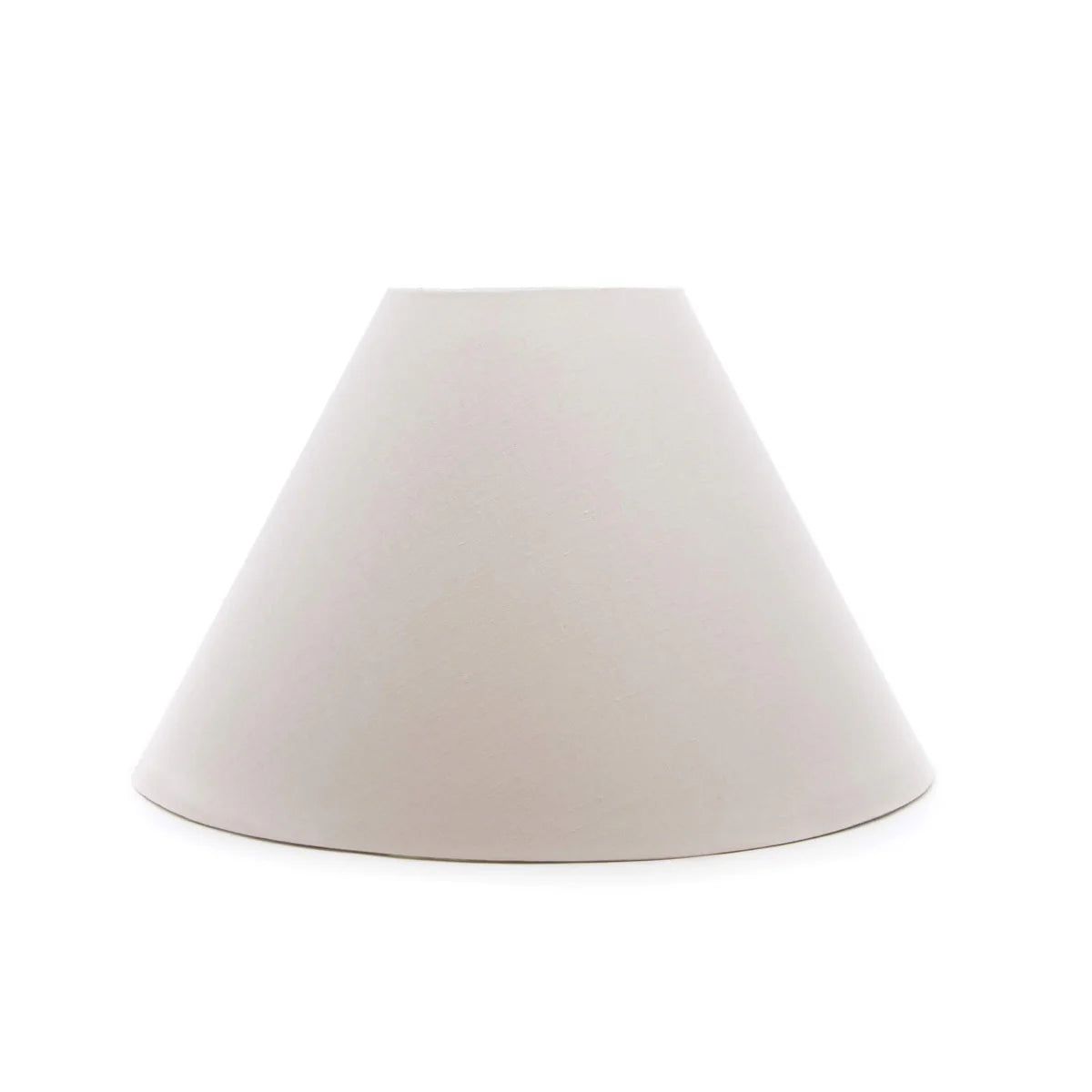 White lampshade on a white background
