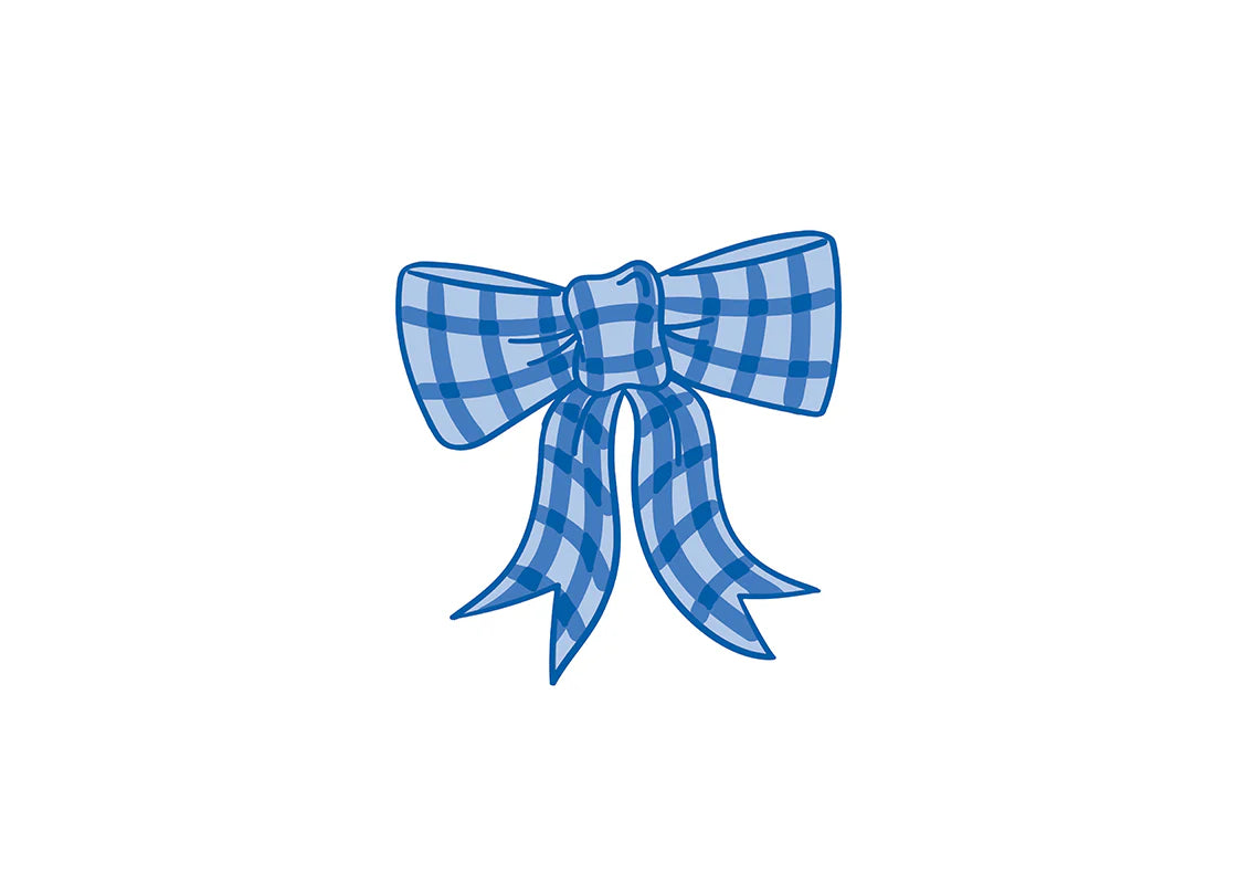 Gingham Bow Mini Attachment