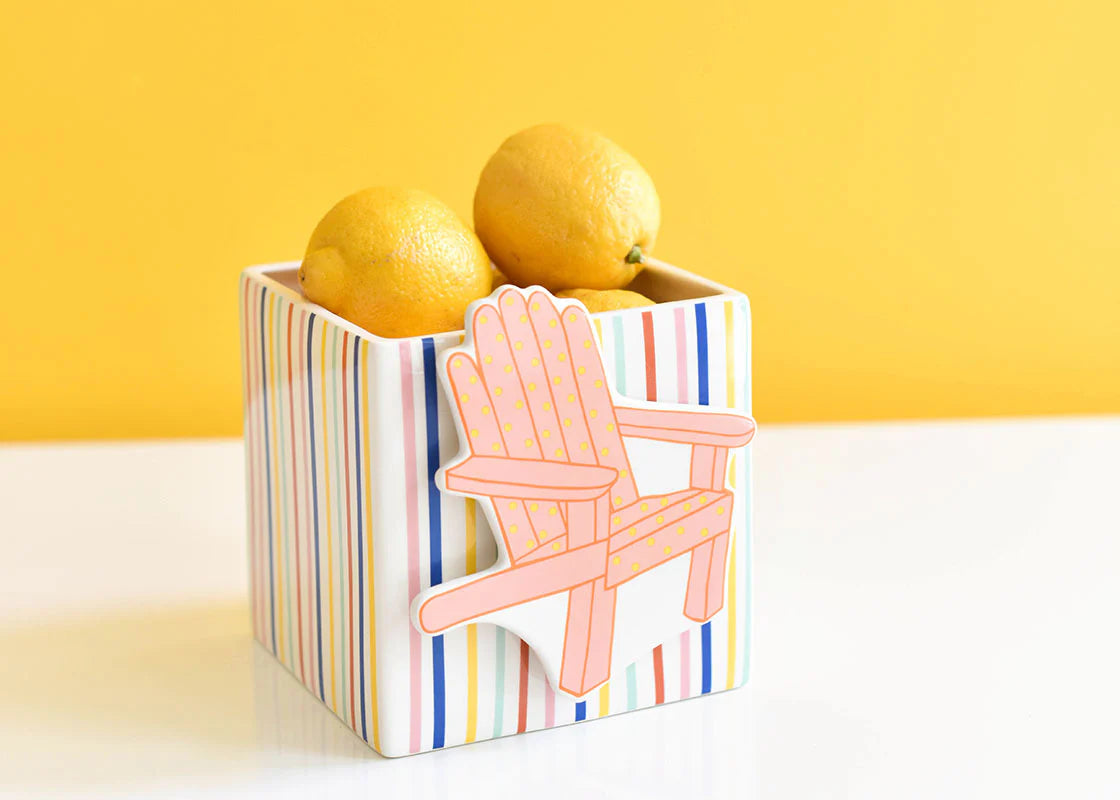 Happy Line Up Medium Mini Nesting Cube