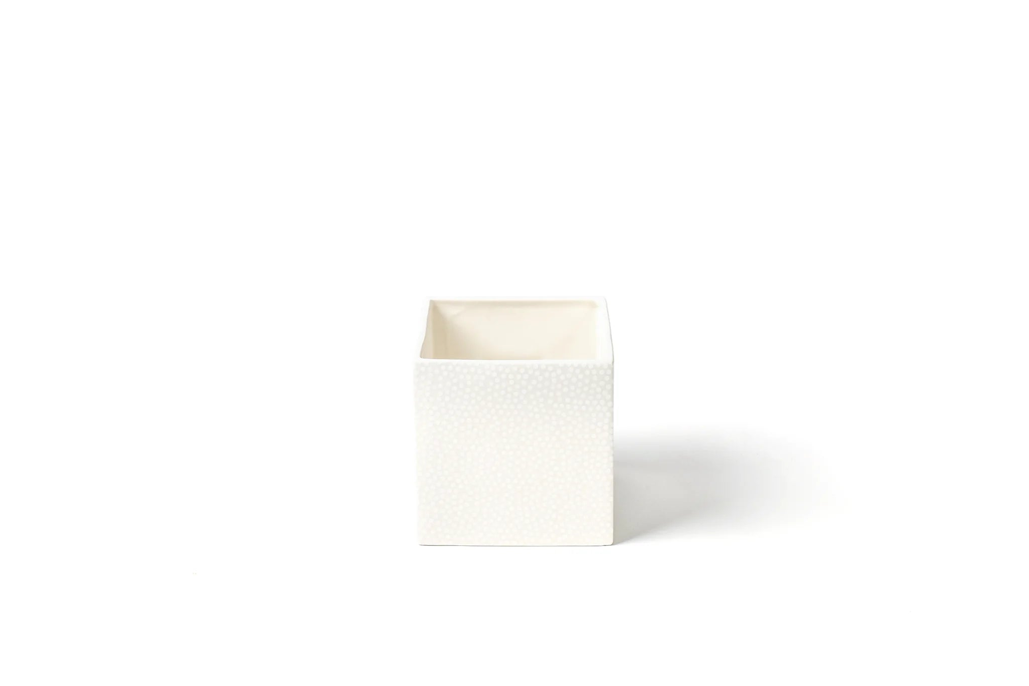 White Small Dot Mini Nesting Cube Medium