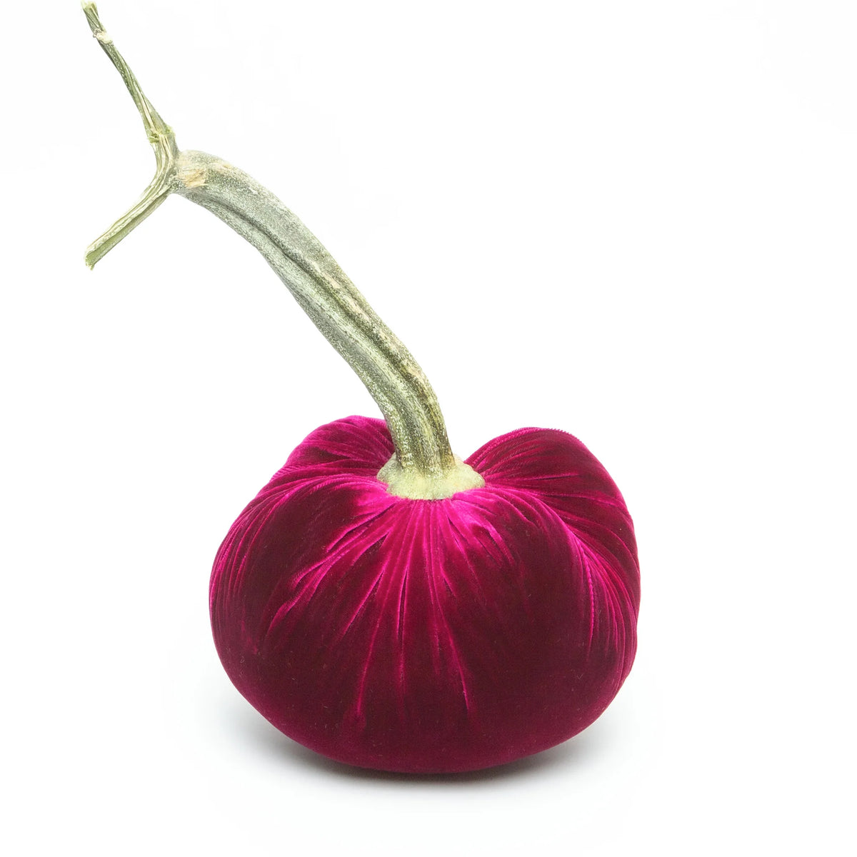 8" Velvet Pumpkin
