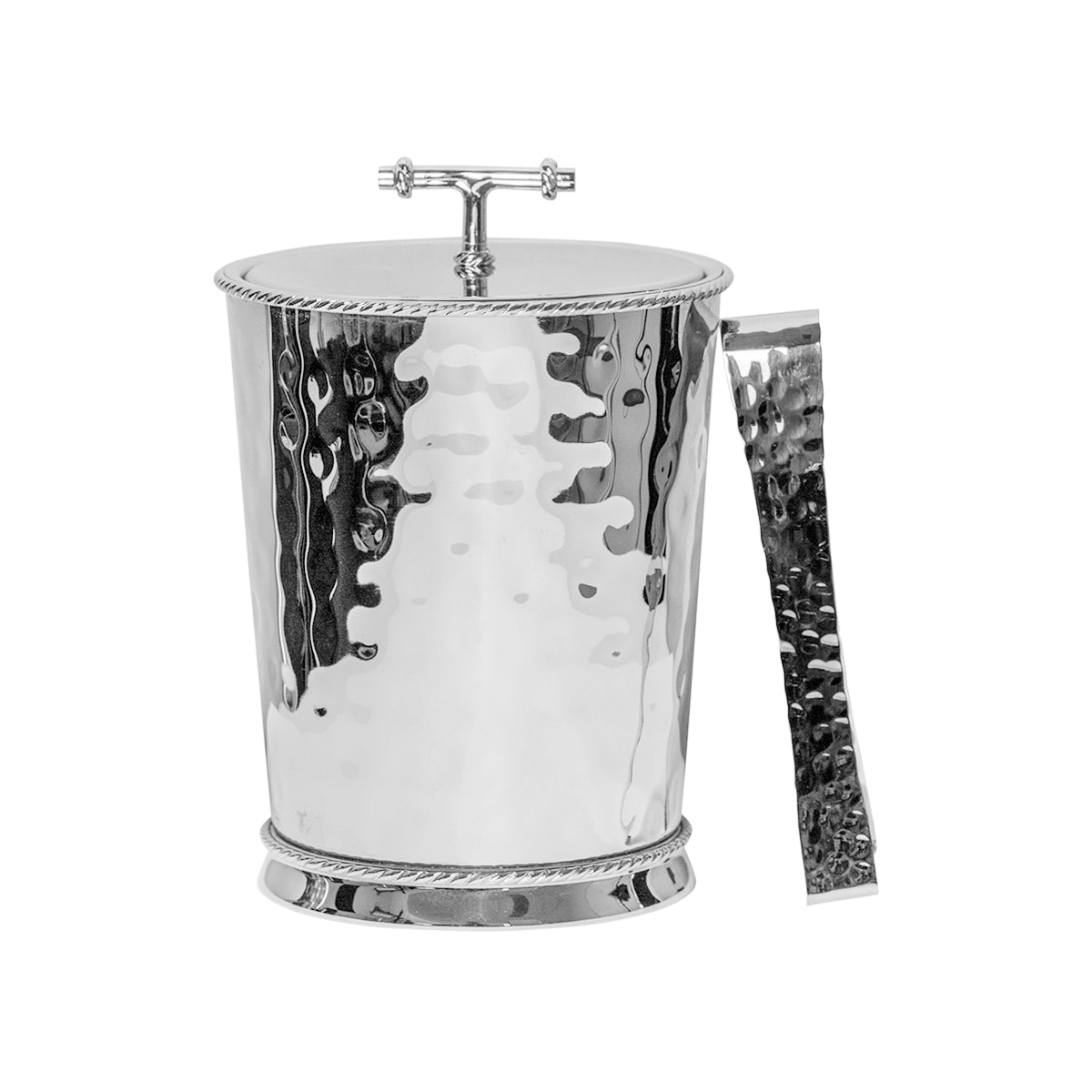 Graham Lidded Ice Bucket and Tongs