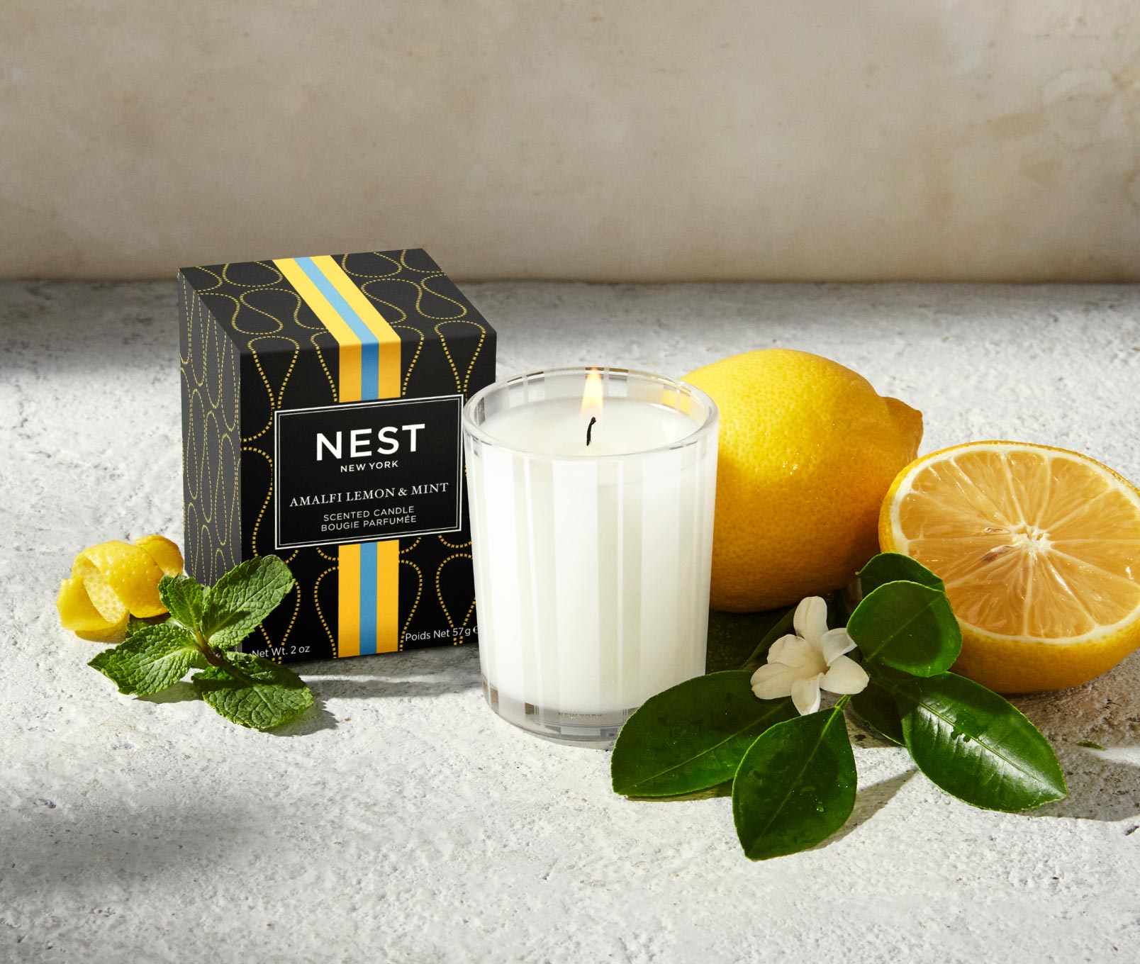 Amalfi Lemon & Mint Votive Candle