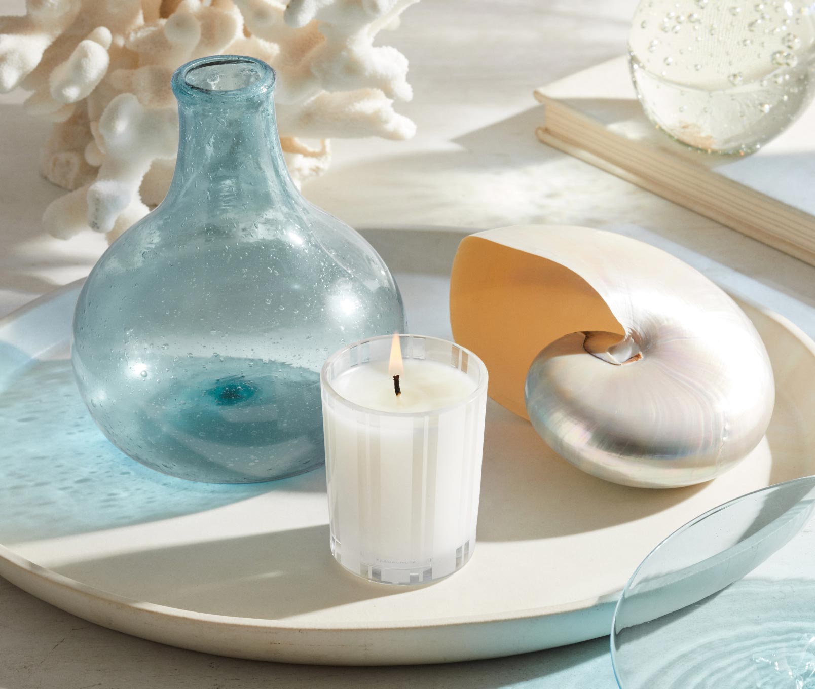 Ocean Mist and Sea Salt Votive Candle