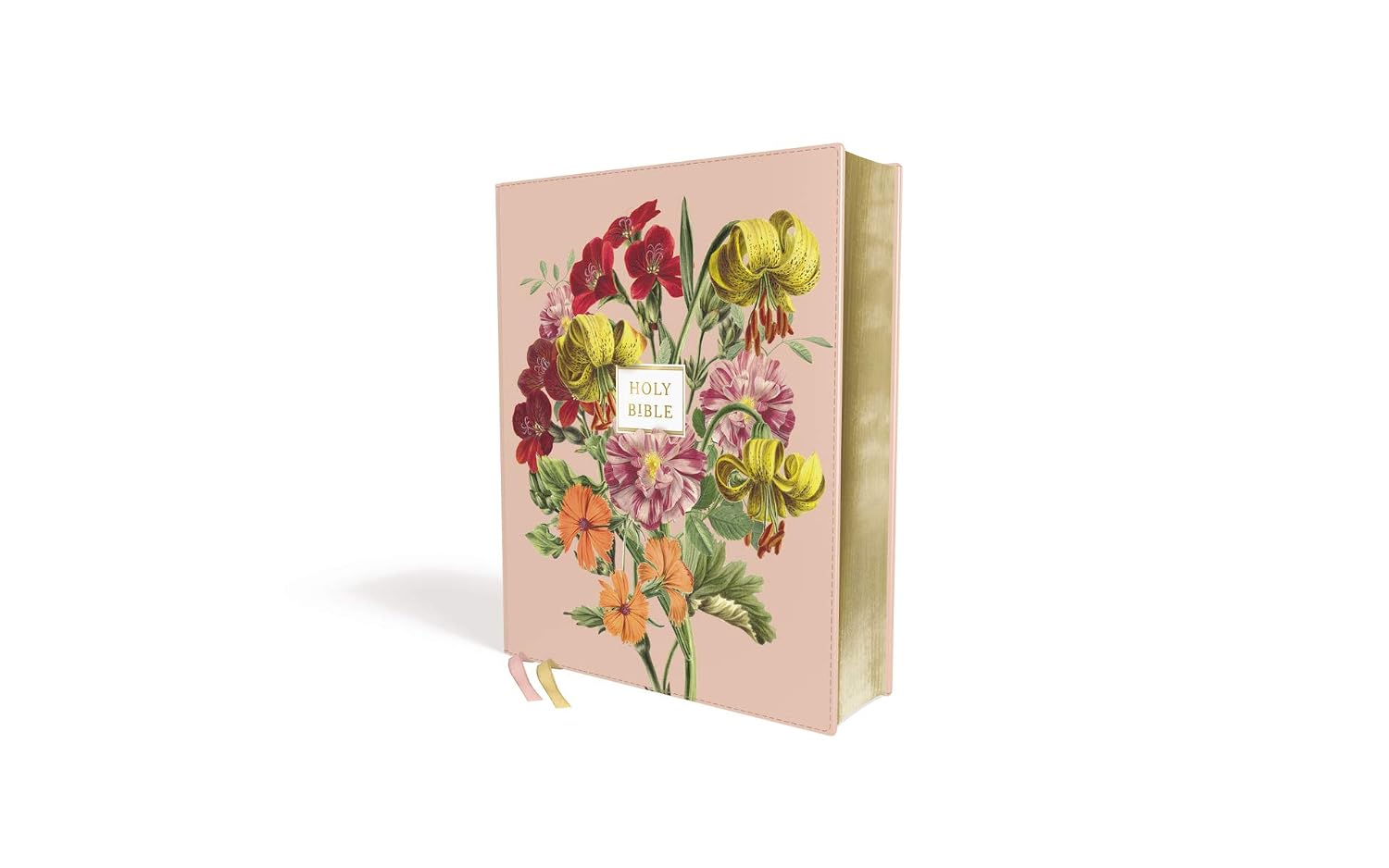 Floral design Bible on a white background