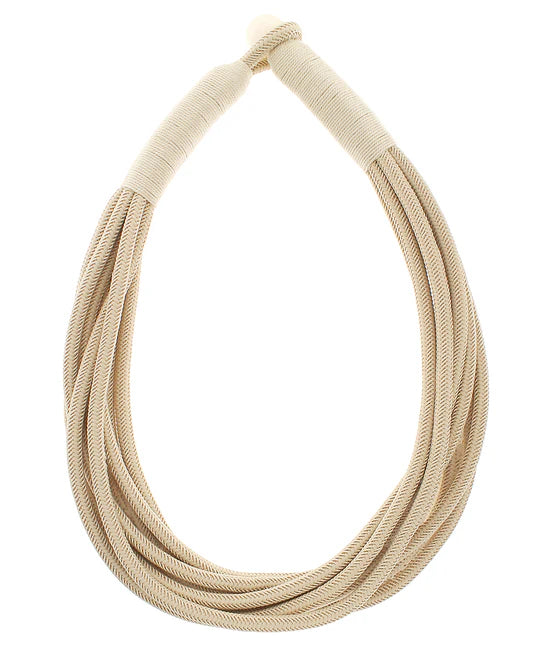 8 Row Layered Rope Necklace