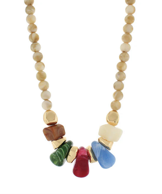 Marble Bead Necklace