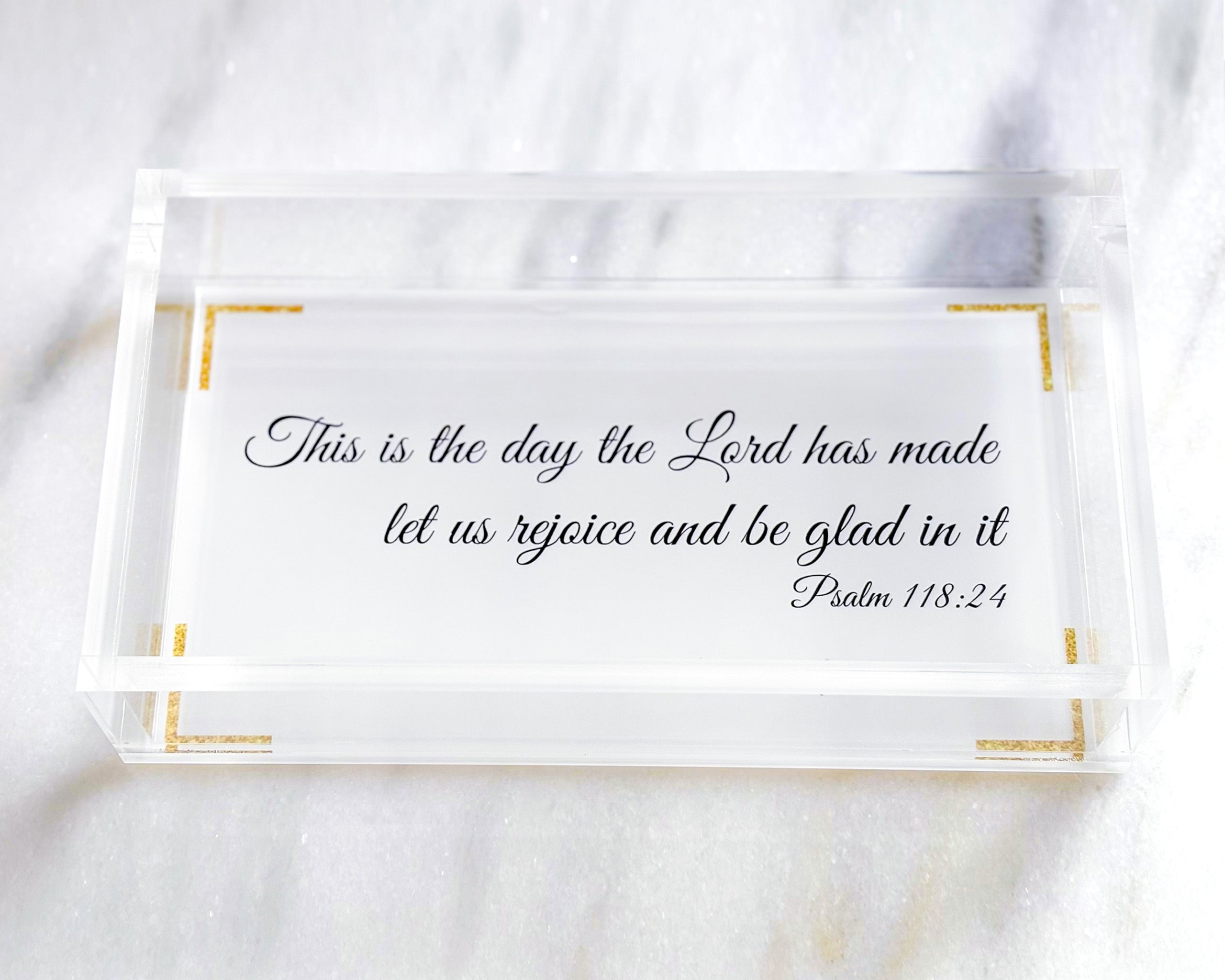 Acrylic Message Napkin Holder