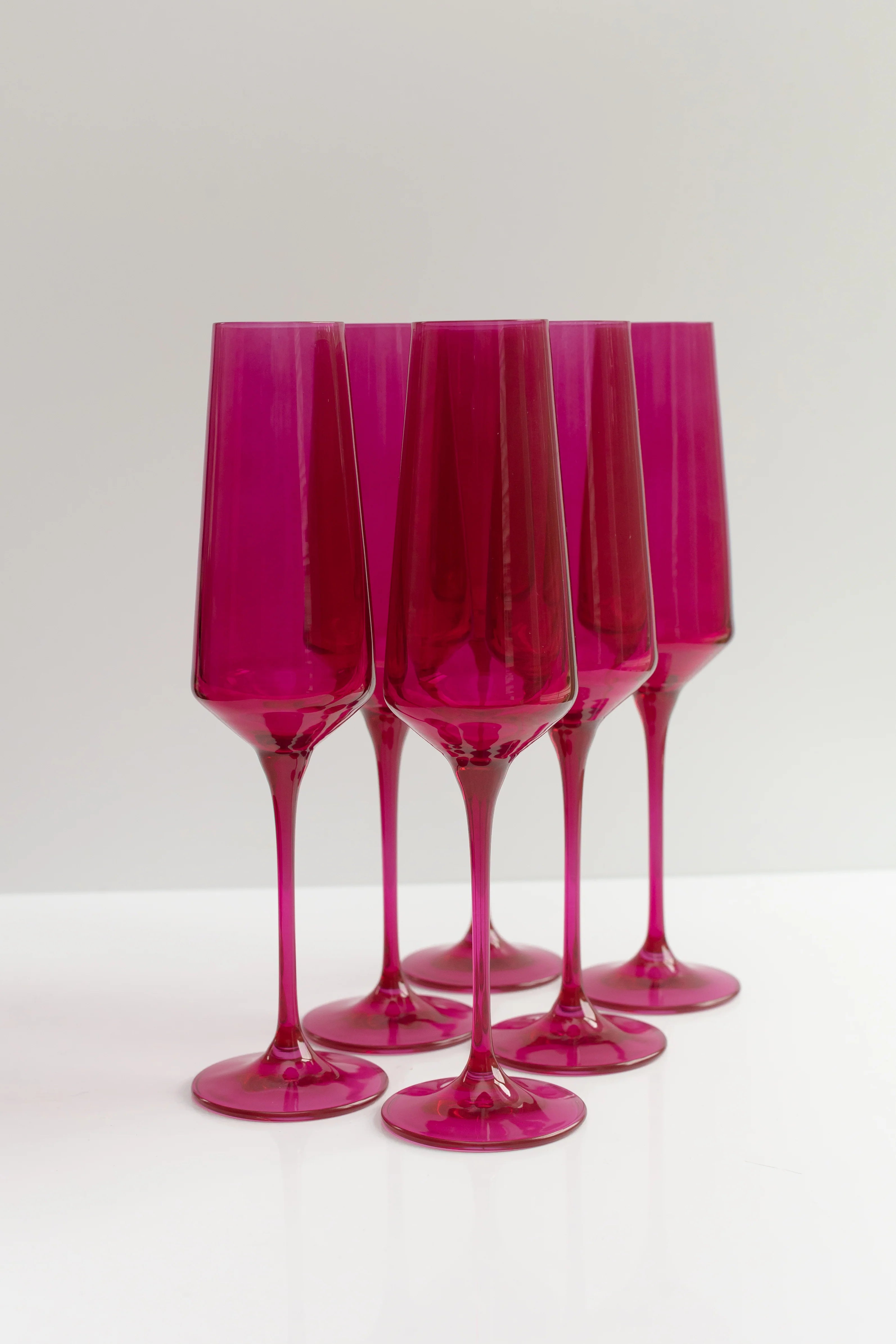 Estelle Champagne Flute - Bundle - Fuchsia