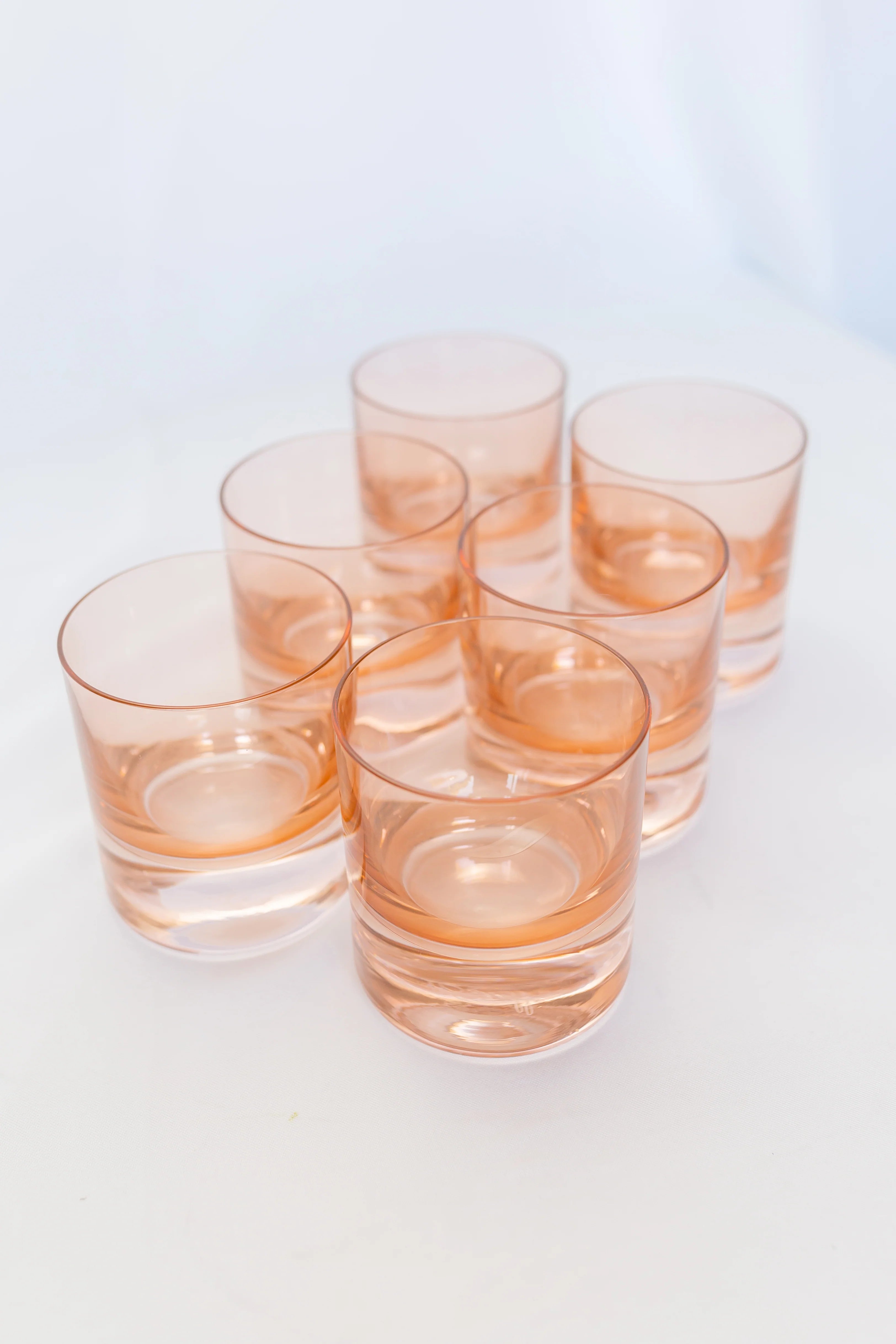 Estelle Rocks Glass - Bundle - Blush Pink