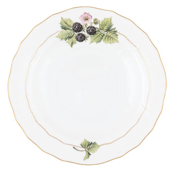 Summer Harvest - Blackberry Dessert Plate