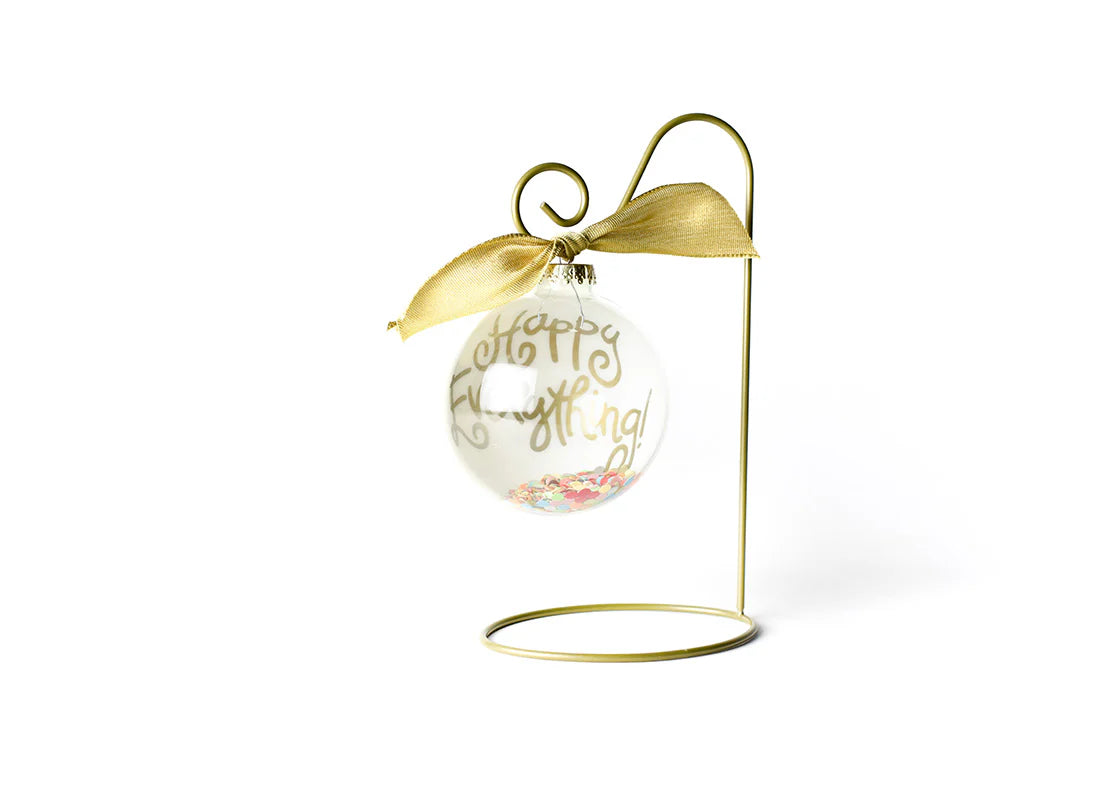 Gold Swirl Ornament Stand