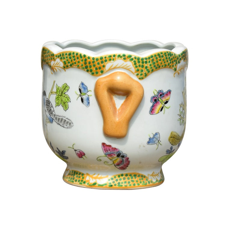 Porcelain Birds Cachepot