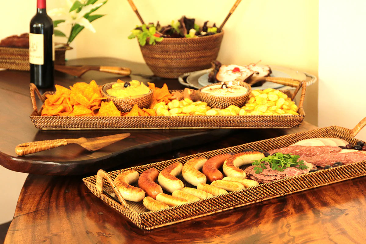 Glass-Bottom Grazing & Serving Tray