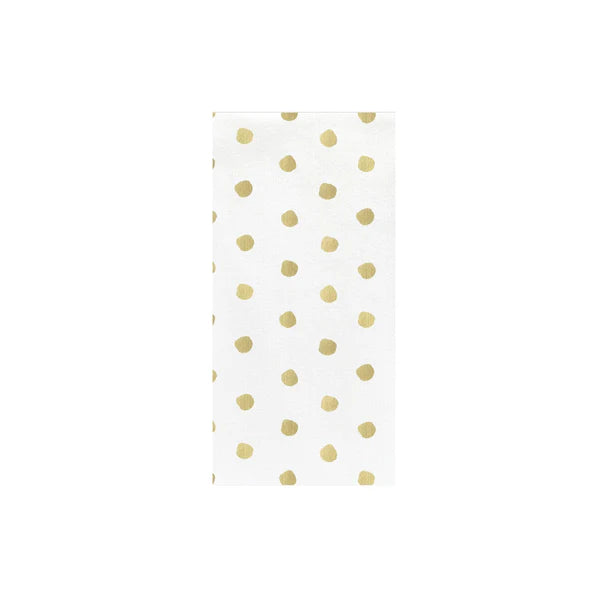 Papersoft Napkins Dot Linen Guest Towels (Pack of 50)