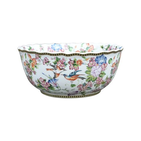 Porcelain Famille Rose Scallops Basin