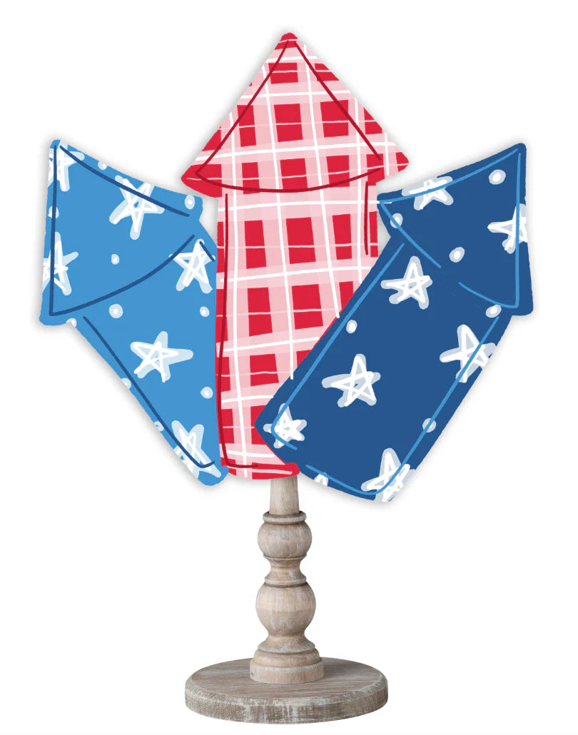 Patriotic Fireworks Topper