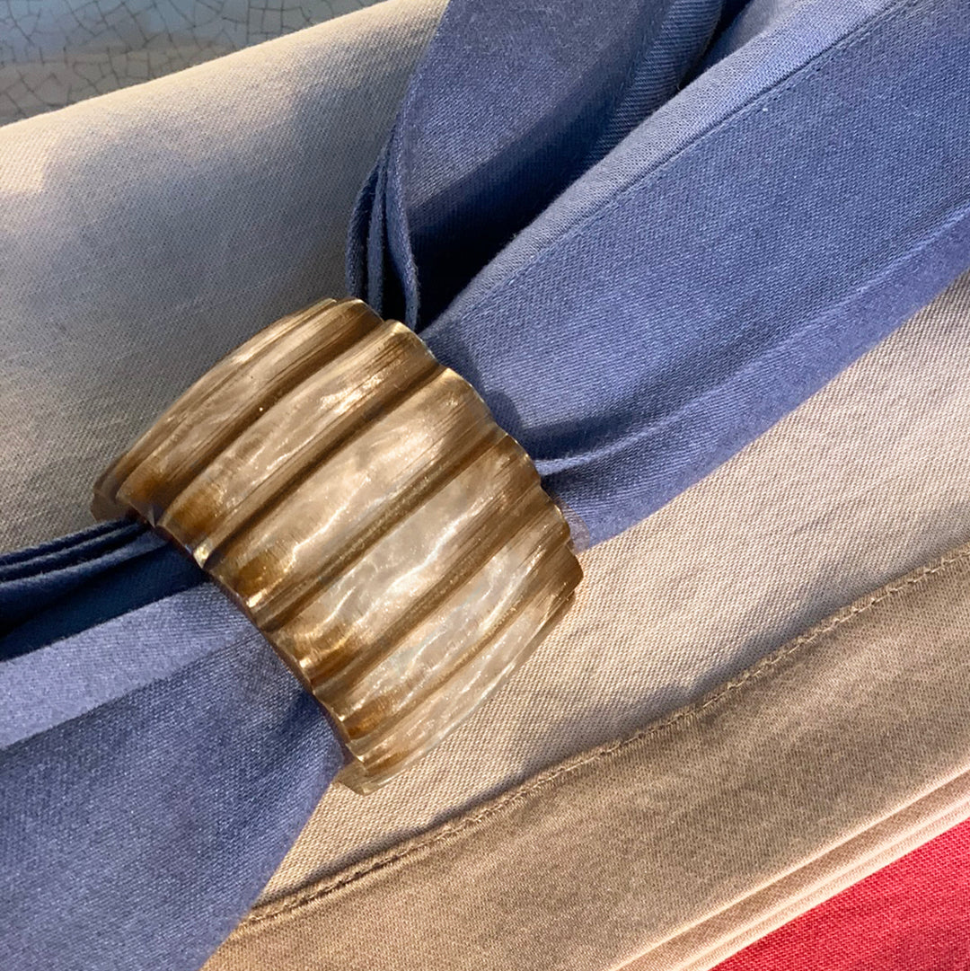 Pearlized Fence Napkin Ring | Set of 4