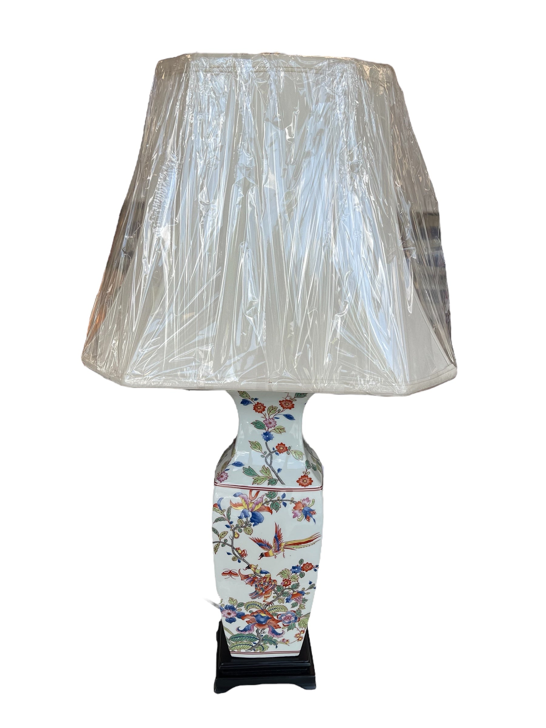 Floral Rectangle Lamp